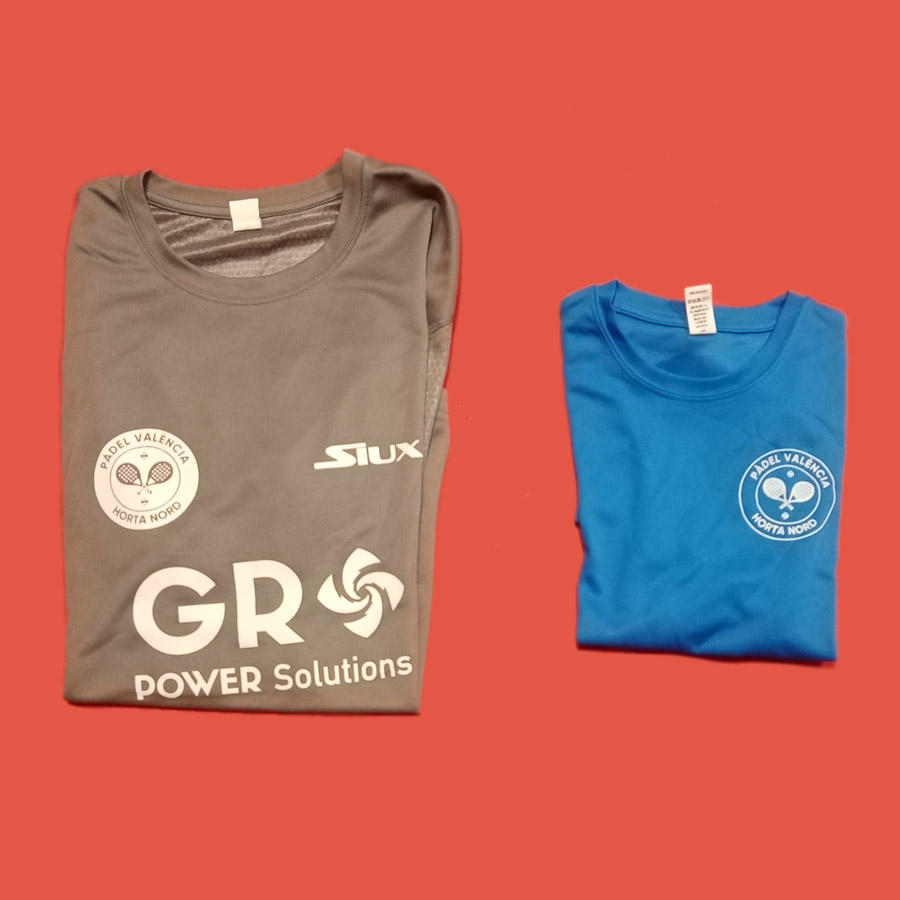 Camisetas de padel