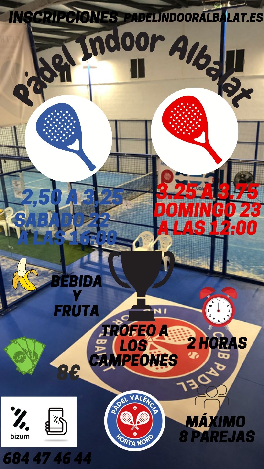 torneos de pádel fin de semana